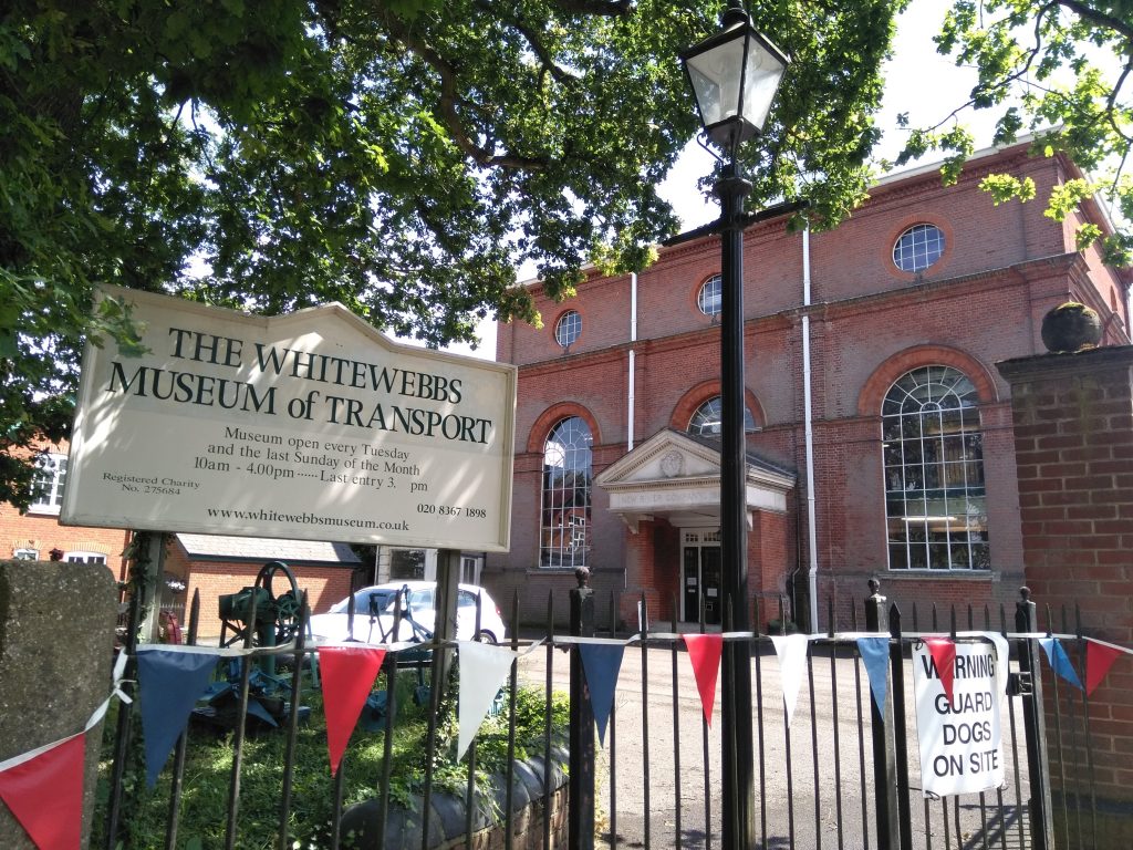 The Whitewebbs Museum of Transport is housed inside a disused Victorian pumping station purchased by Enfield and District Veteran Vehicle Trust in 1986