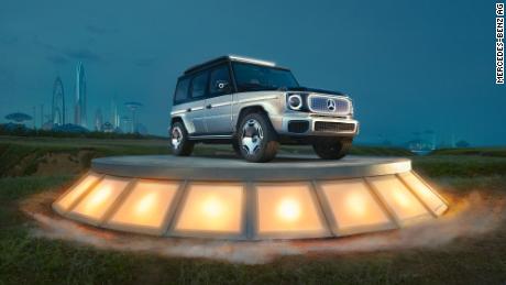 Mercedes EQG concept SUV takes its style from the famously boxy Mercedes-Benz G-class SUV.